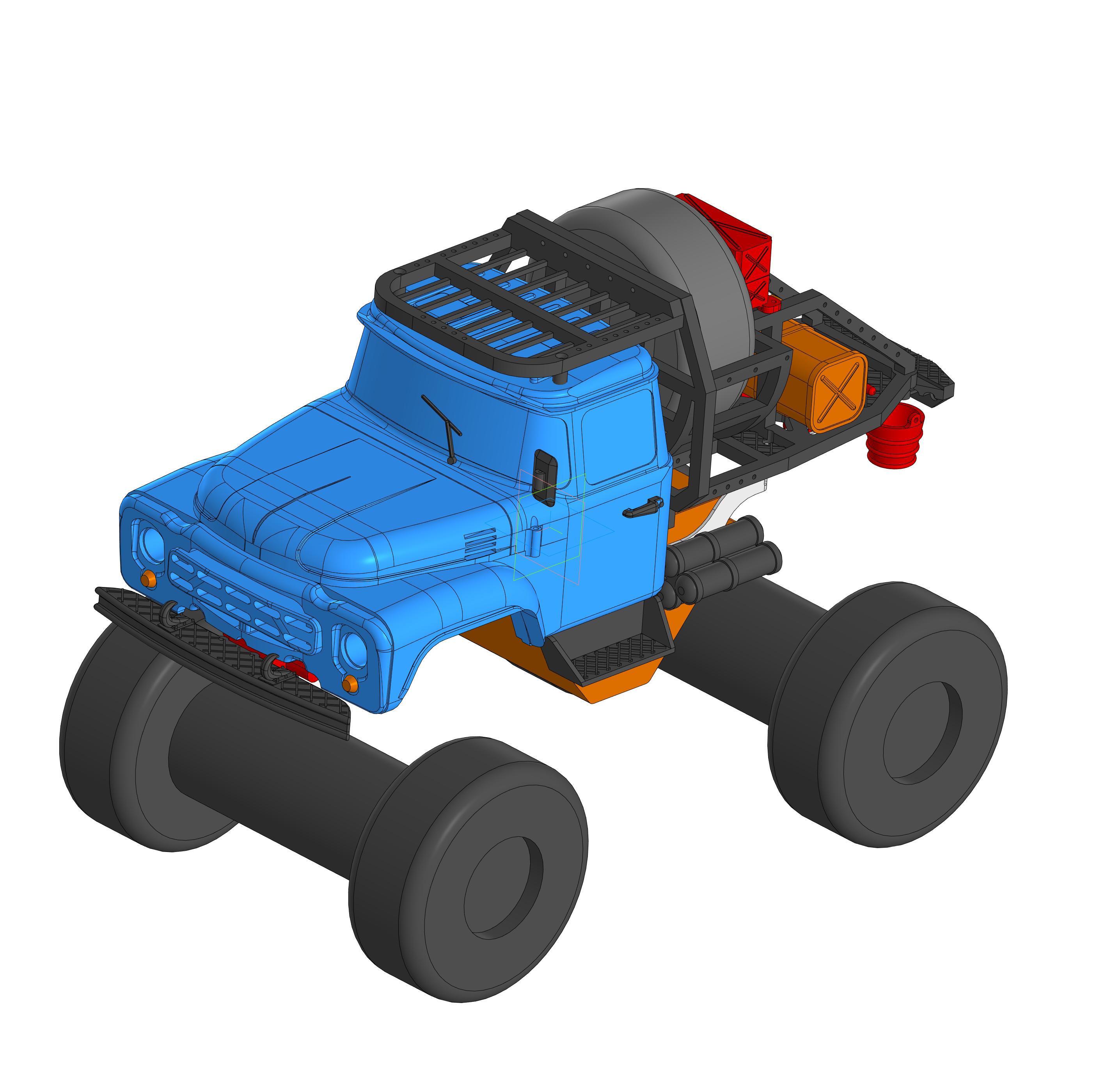 ЗИЛ-130 «Экспедиция» для Remo Hobby Mountain Lion (1:10)