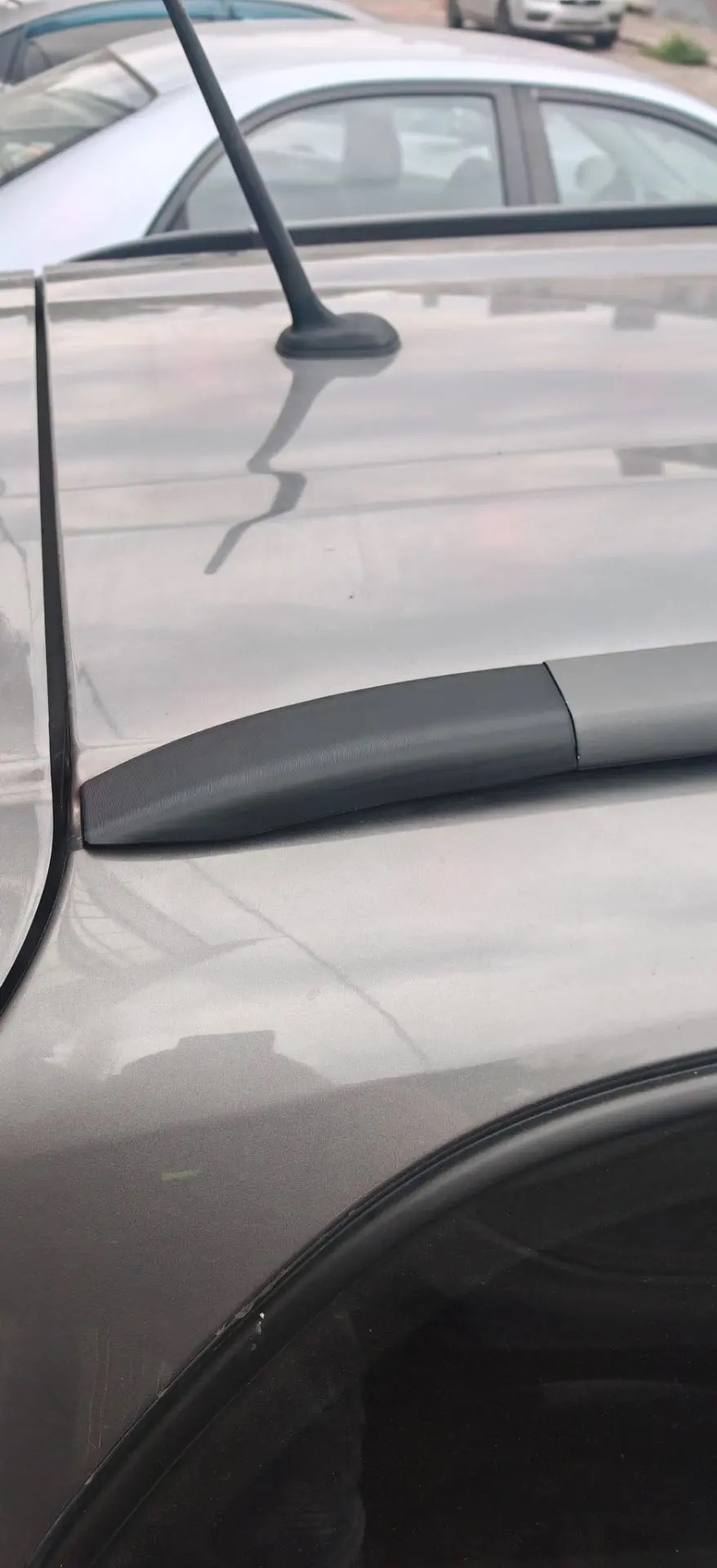 Модель крышки рейлинга на Fiat Tipo Egea II, Fiat Tipo универсал с 2018 года. Roof rail cover model for Fiat Tipo Egea II, Fiat Tipo station wagon (from 2018).