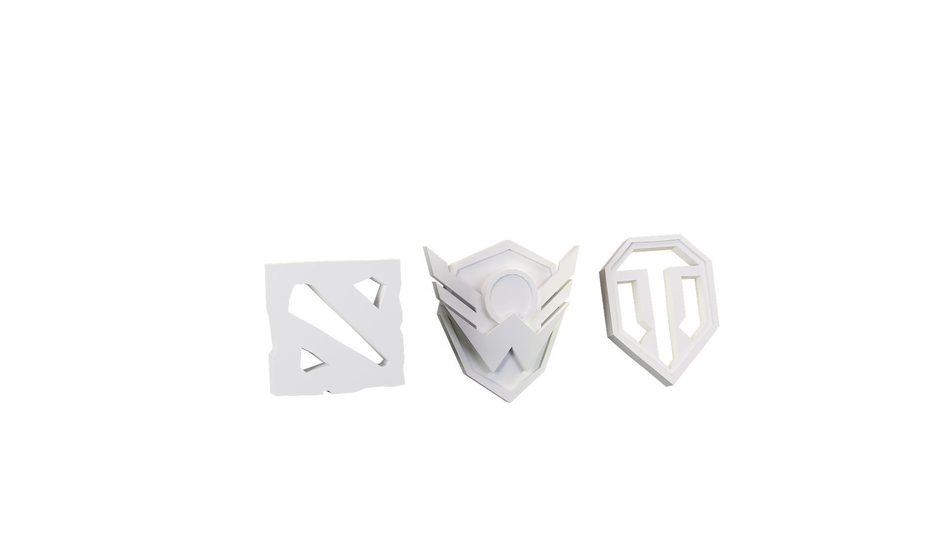 Dota 2, Warface, World of Tanks