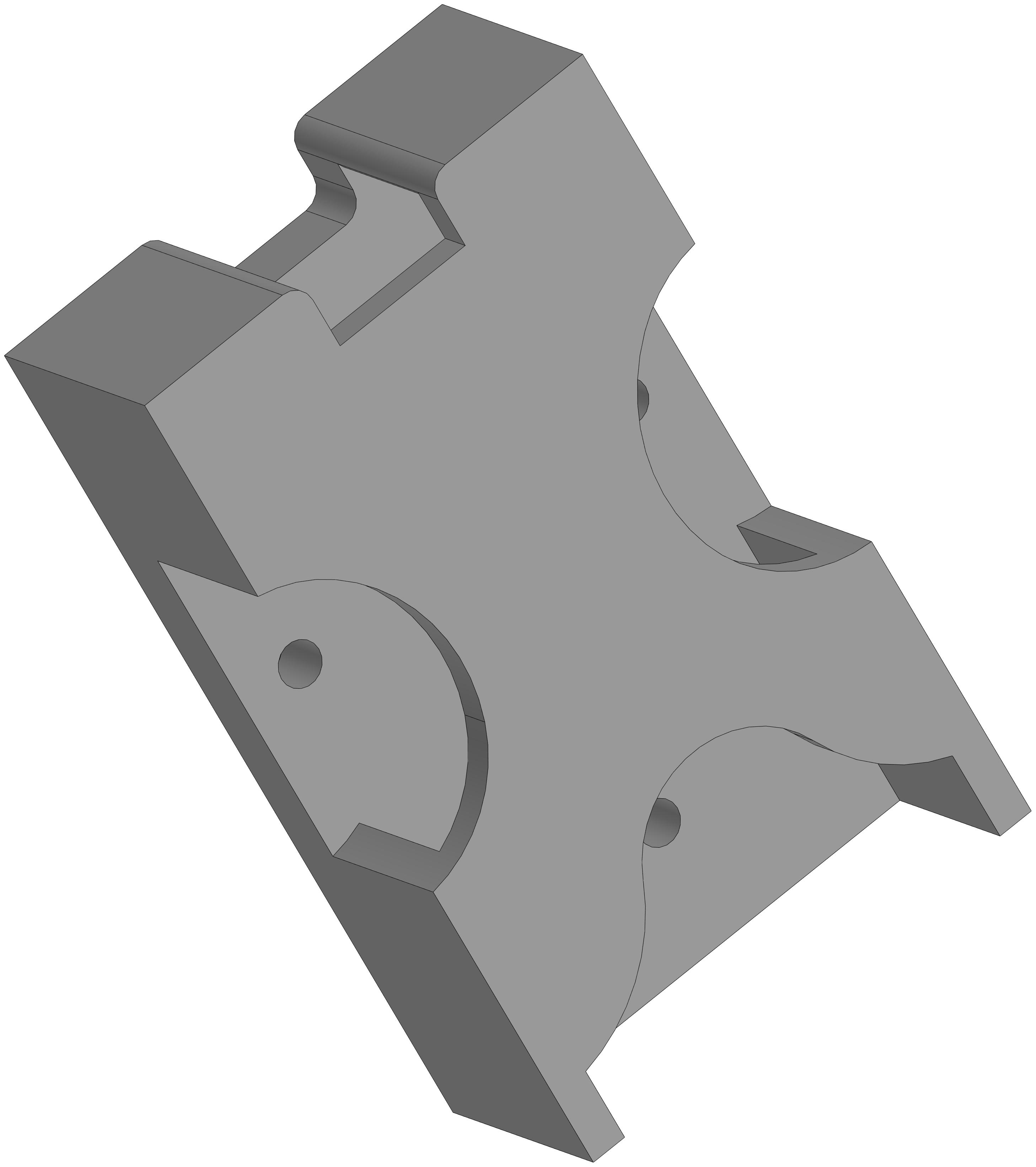 Угловой кронштейн для крепления на стену