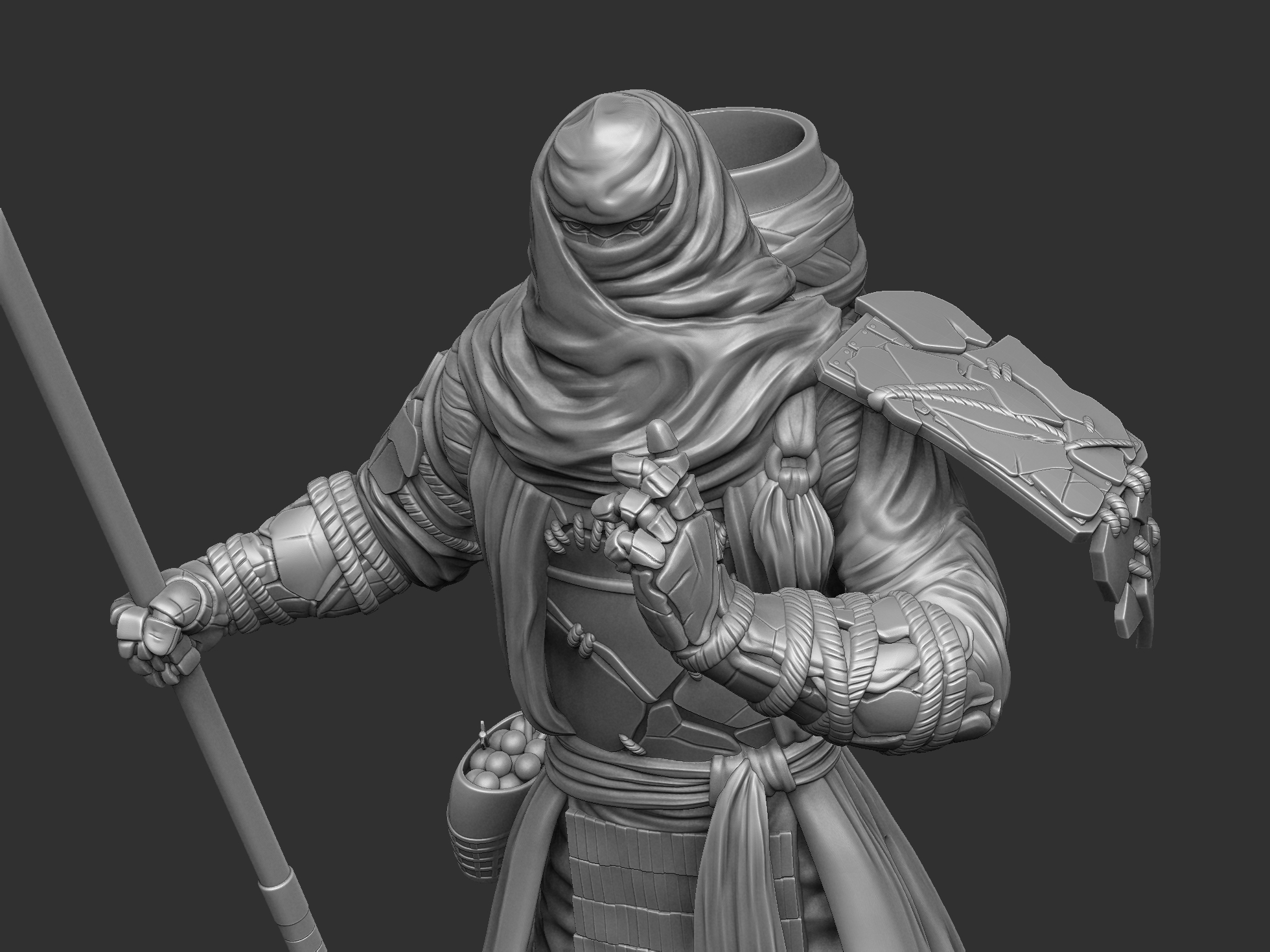 Продажа 3Dмодели "Бэнкэй NIOH 2 для 3д печати сборный STL"