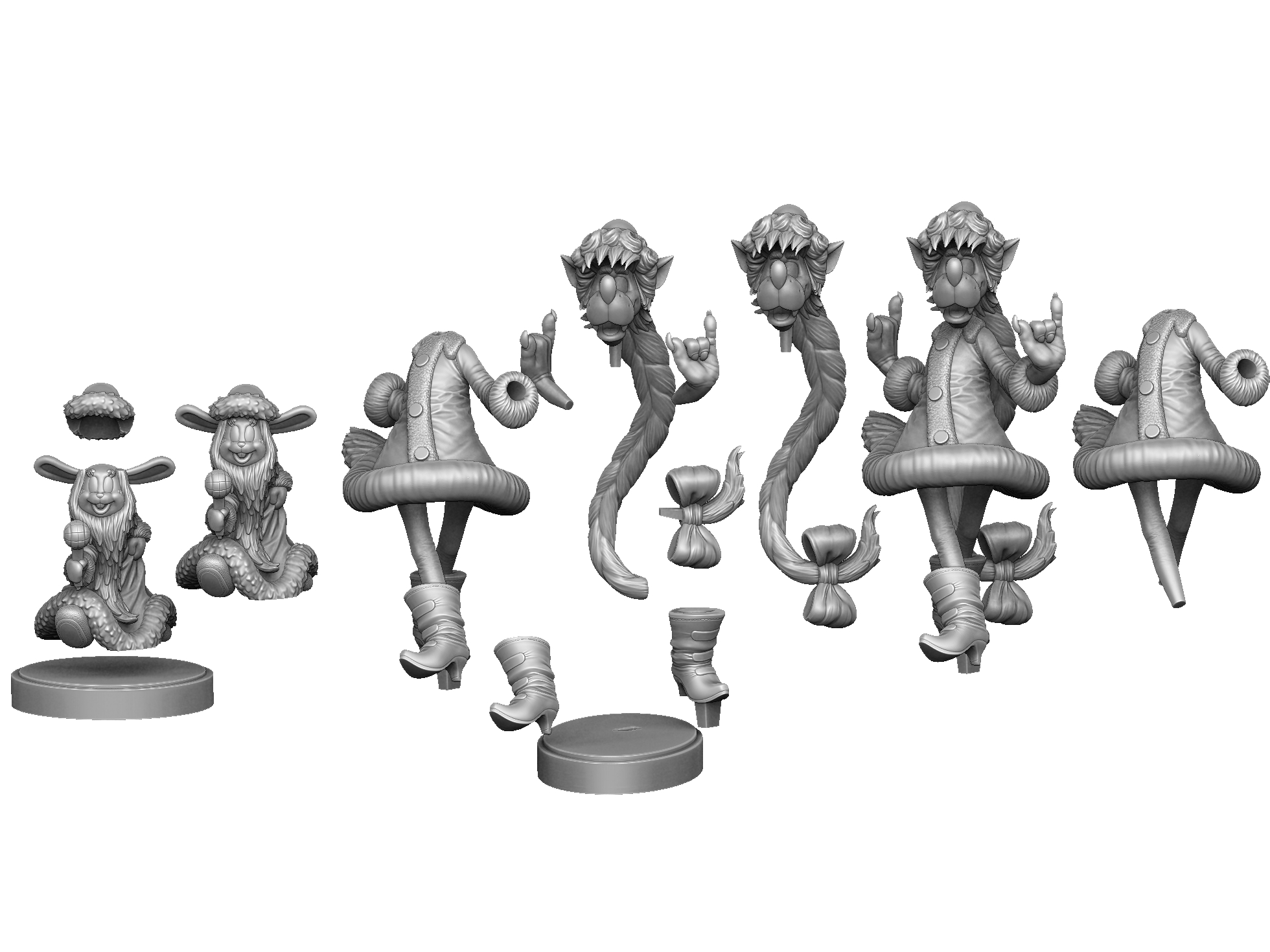 Ну, Дед Мороз, погоди! для 3д печати STL.