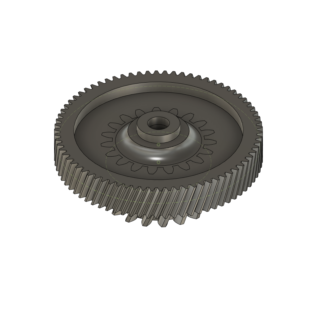 Шестерня 74/19 зубов. Диаметр 62/32. Aurora, Zelmer и др..