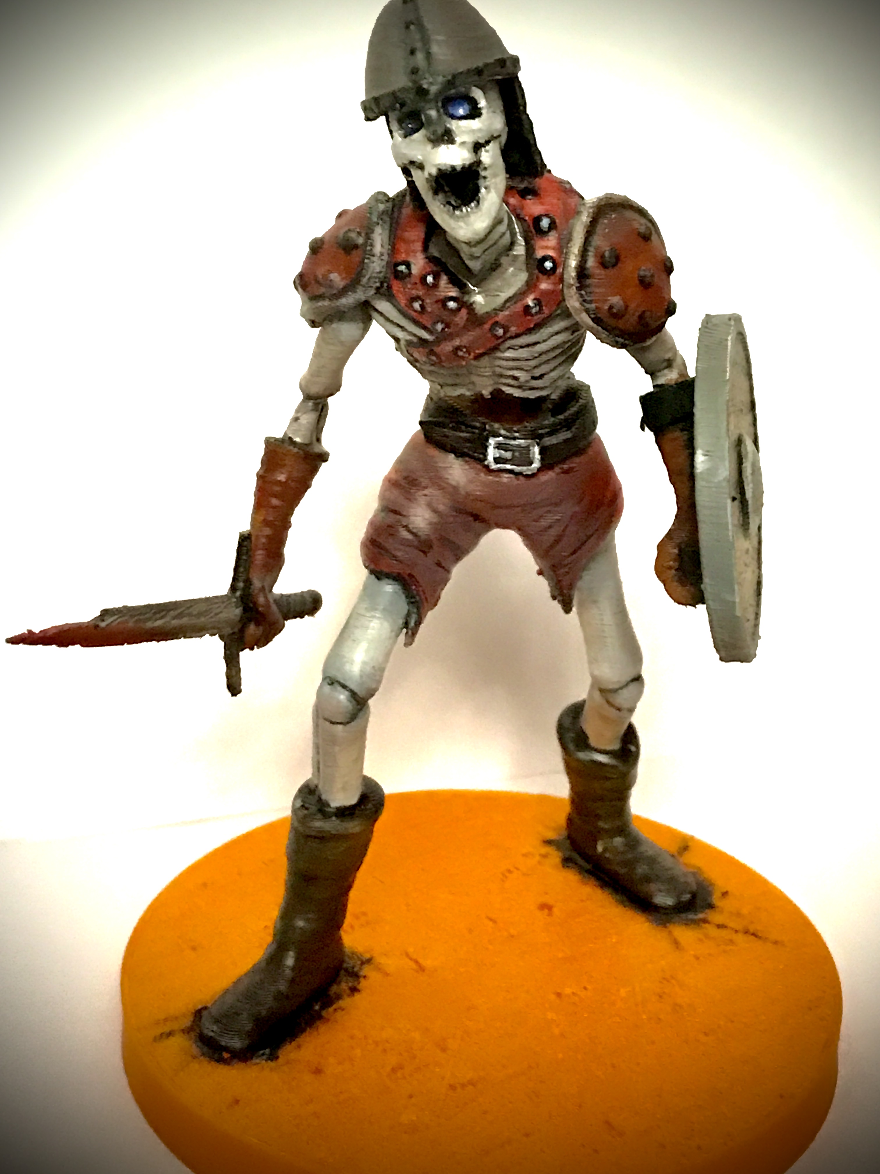 Скелет Воин с Мечем и Щитом