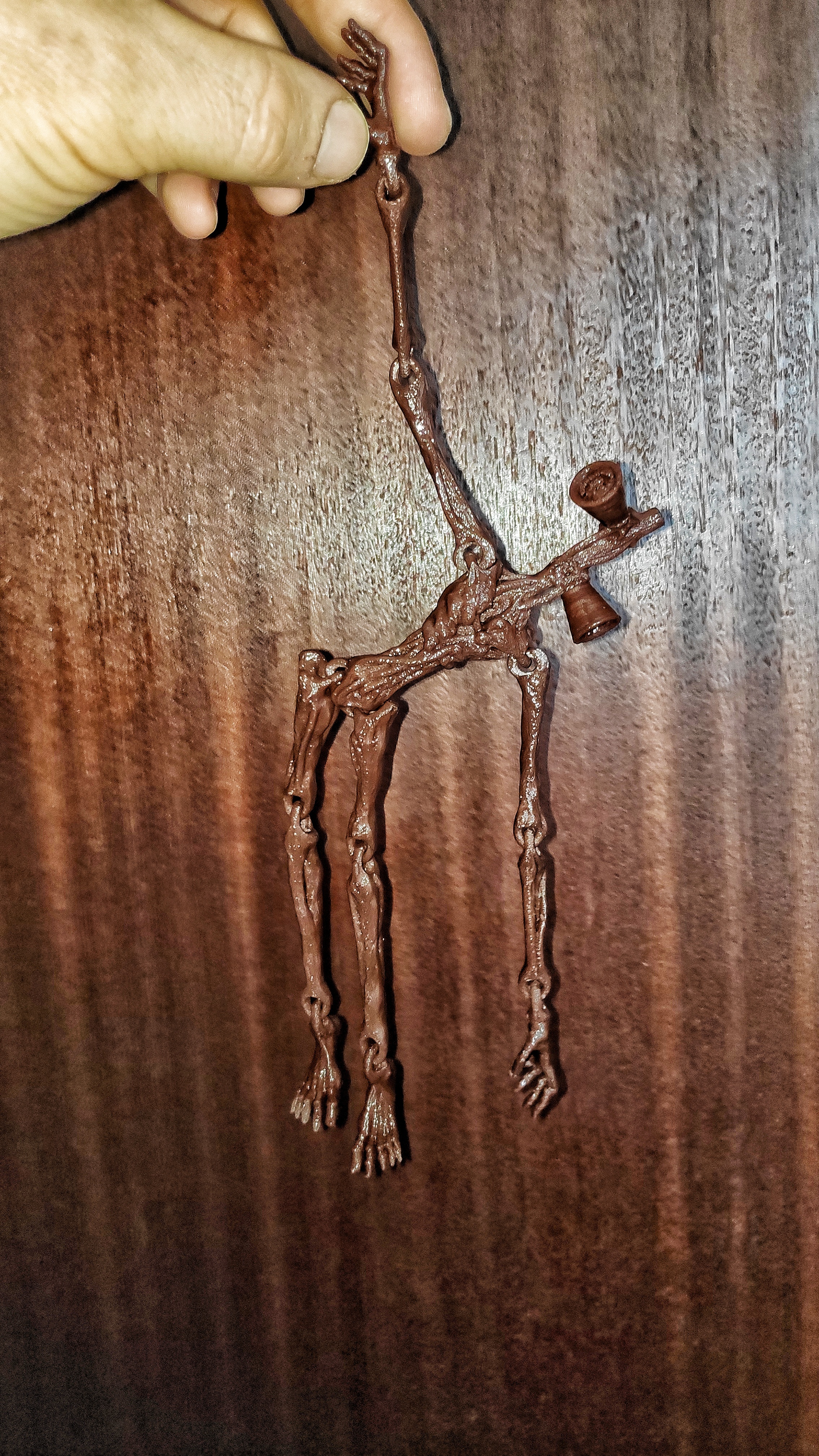 Сиреноголовый конечности двигаются