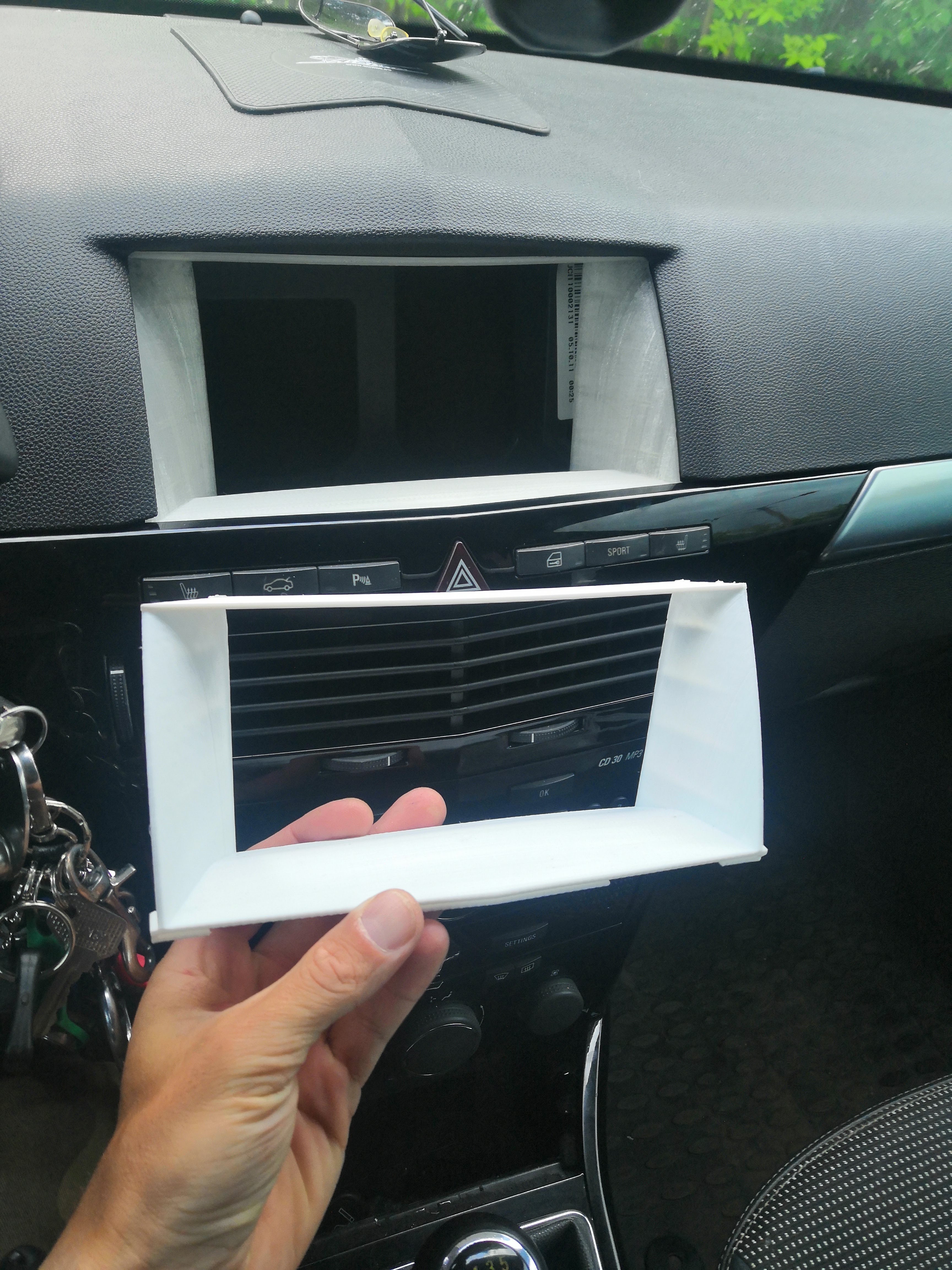 Рамка Opel Astra H под планшет 7 дюймов