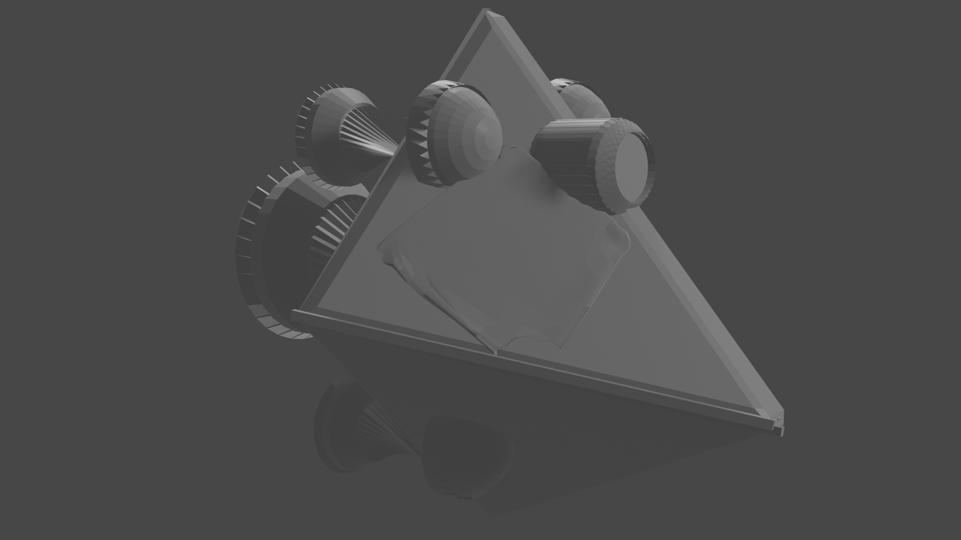 Космический корабль без текстуры