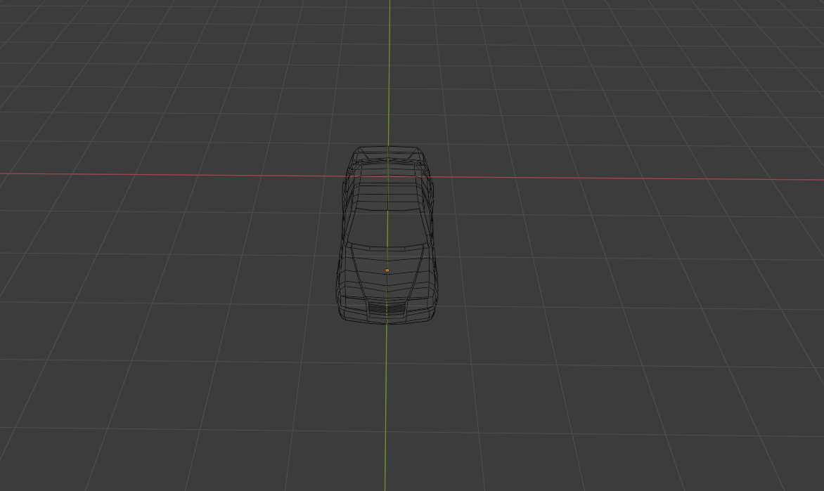 low poly Mercedes-benz w 124