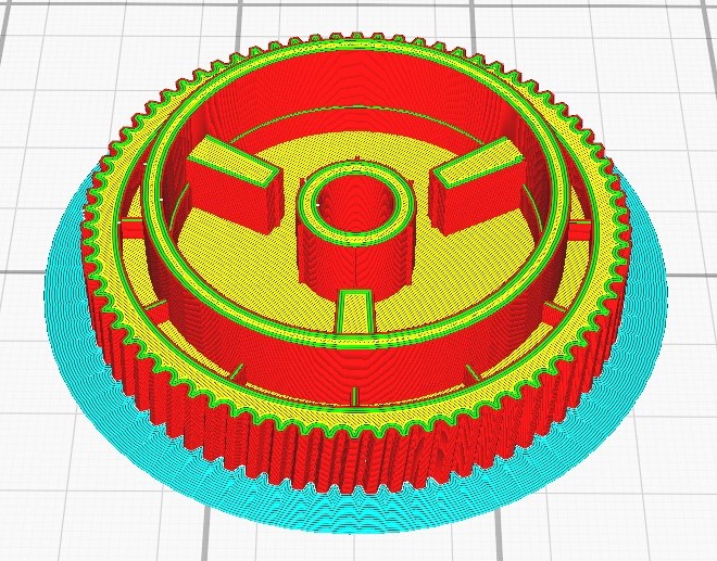 Шестерня механизма стеклоподъемника автомобиля Skoda Octavia A5