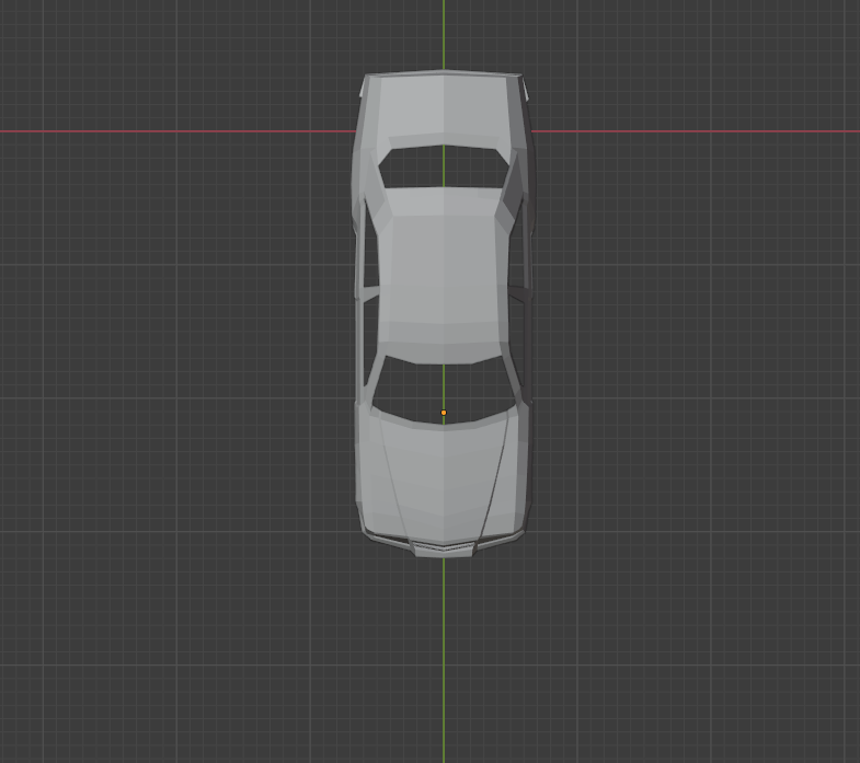 low poly Mercedes-benz w 124