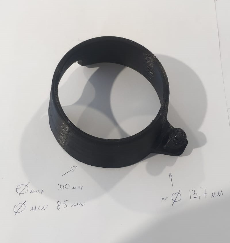 Держатель фена на тележку парикмахерскую (Hair dryer holder)