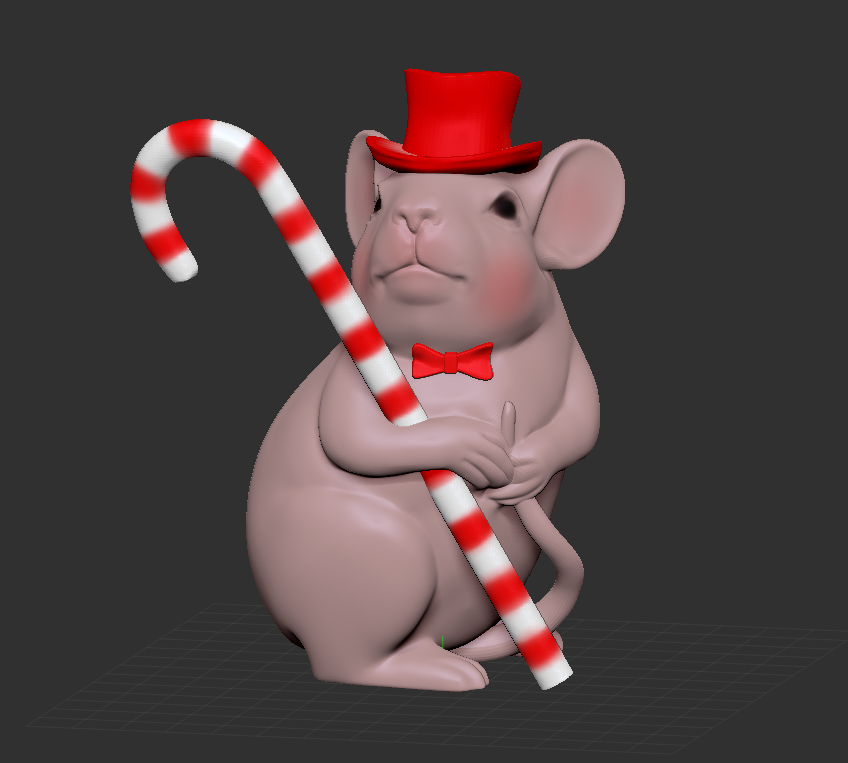 КРЫСА 2019 3Д МОДЕЛЬ ДЛЯ ПЕЧАТИ АНИМАЦИИ НА ПОДАРОК 2
