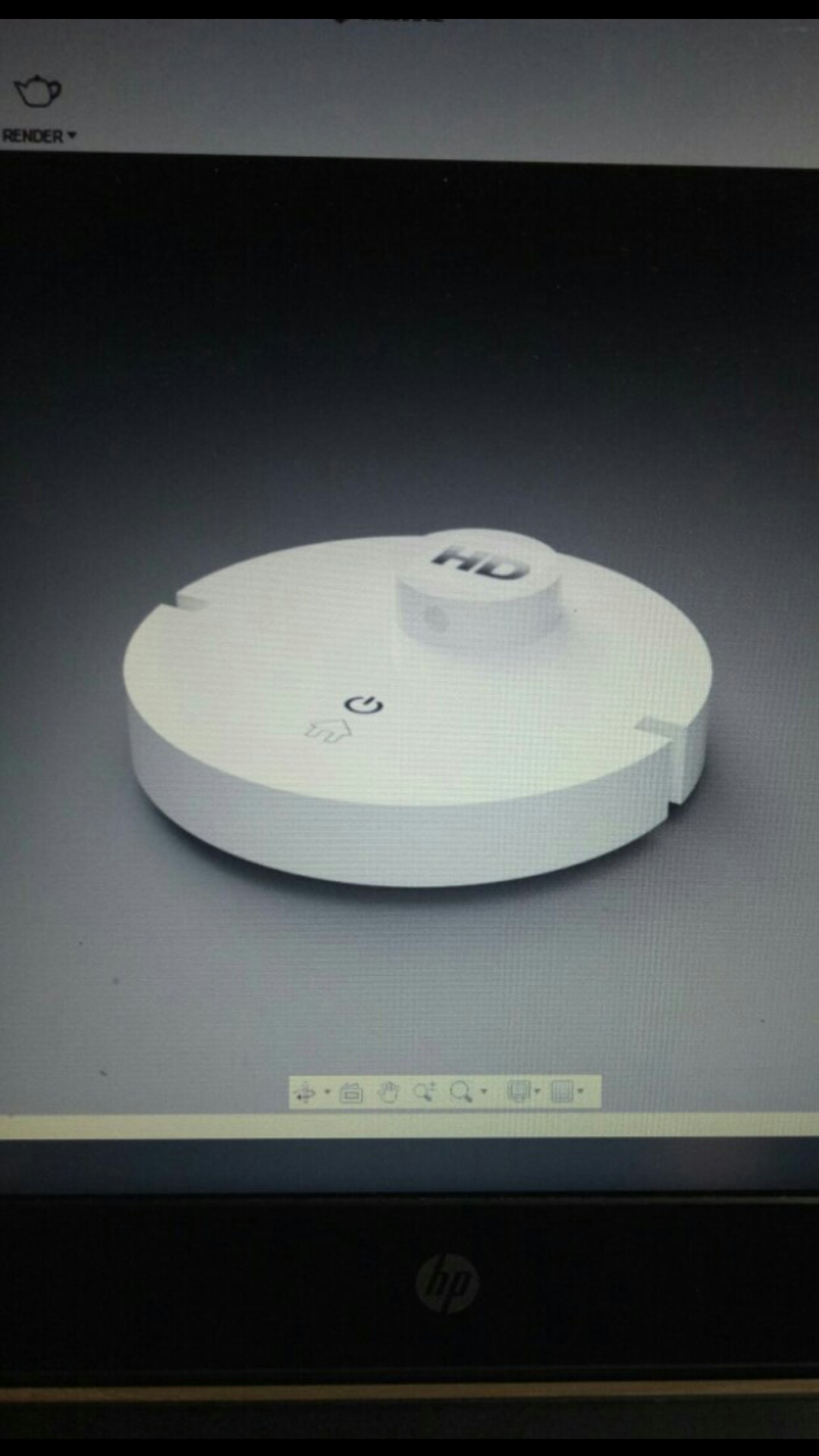 3д модель Робота пылесоса во Fusion 360