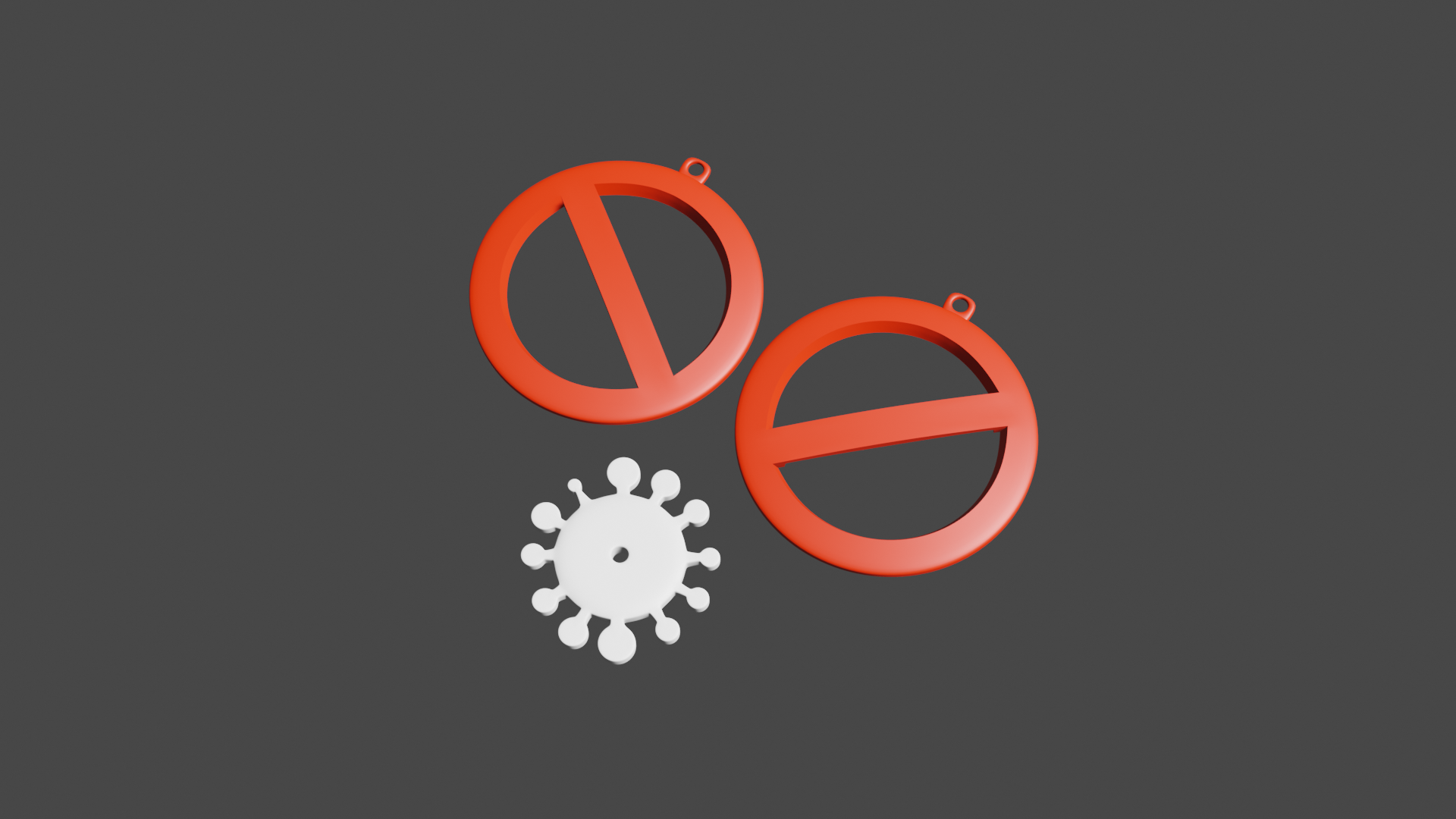 Брелок Covid-19.