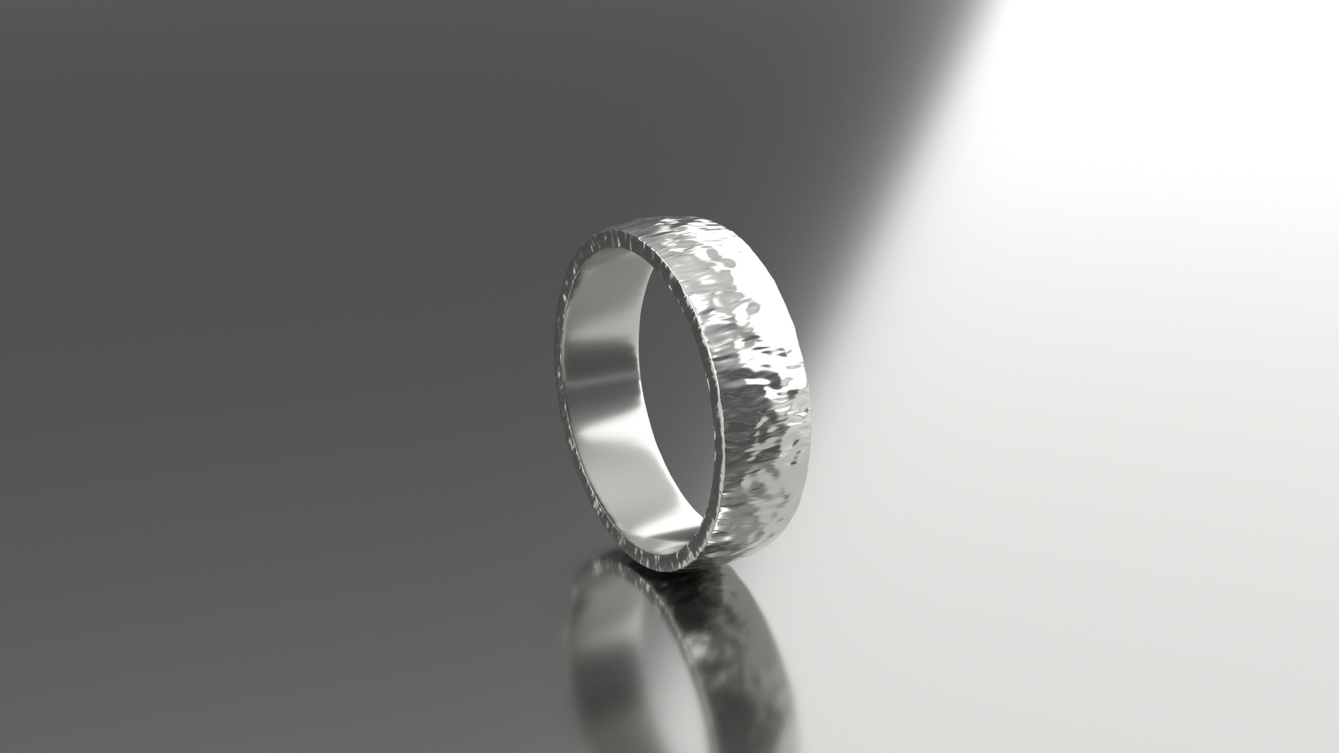 Кольцо с фактурой