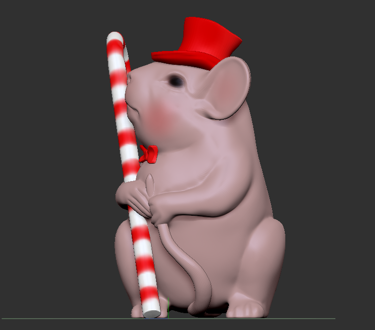 КРЫСА 2019 3Д МОДЕЛЬ ДЛЯ ПЕЧАТИ АНИМАЦИИ НА ПОДАРОК 2