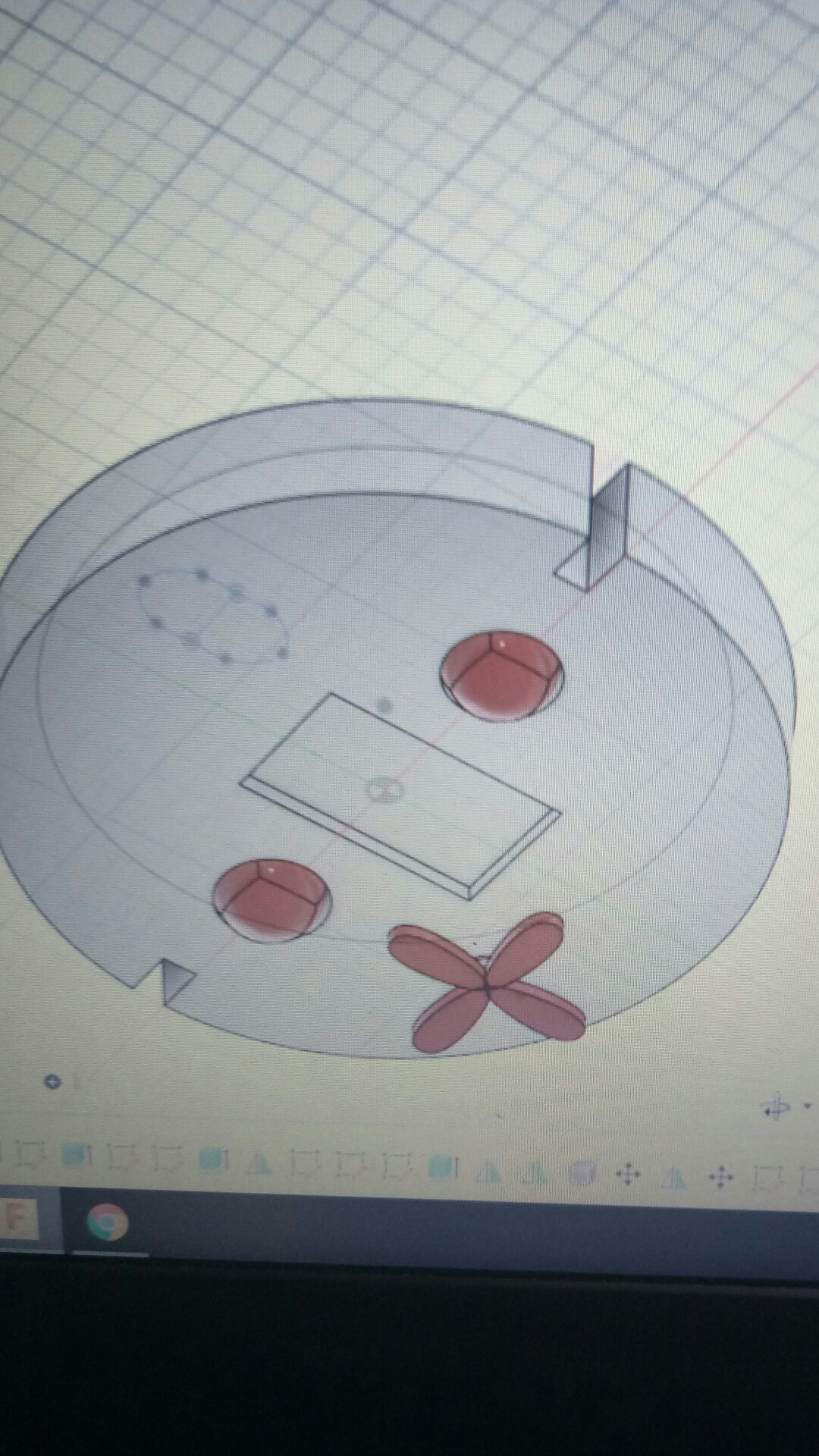 3д модель Робота пылесоса во Fusion 360