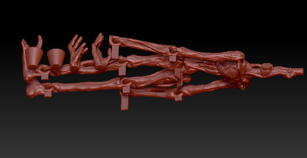 Сиреноголовый конечности двигаются