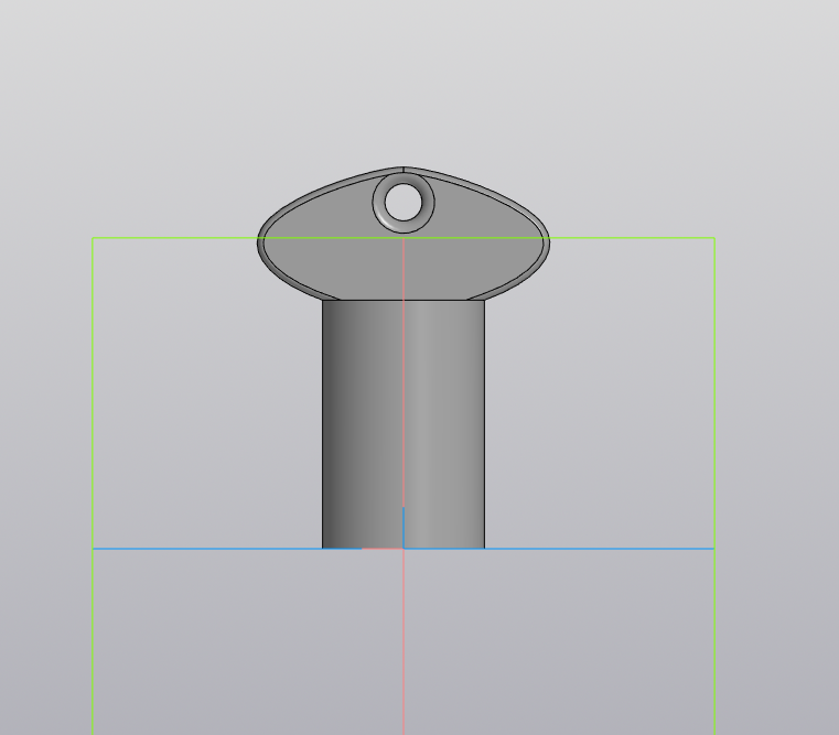 Ключ к воротам CAME треугольный