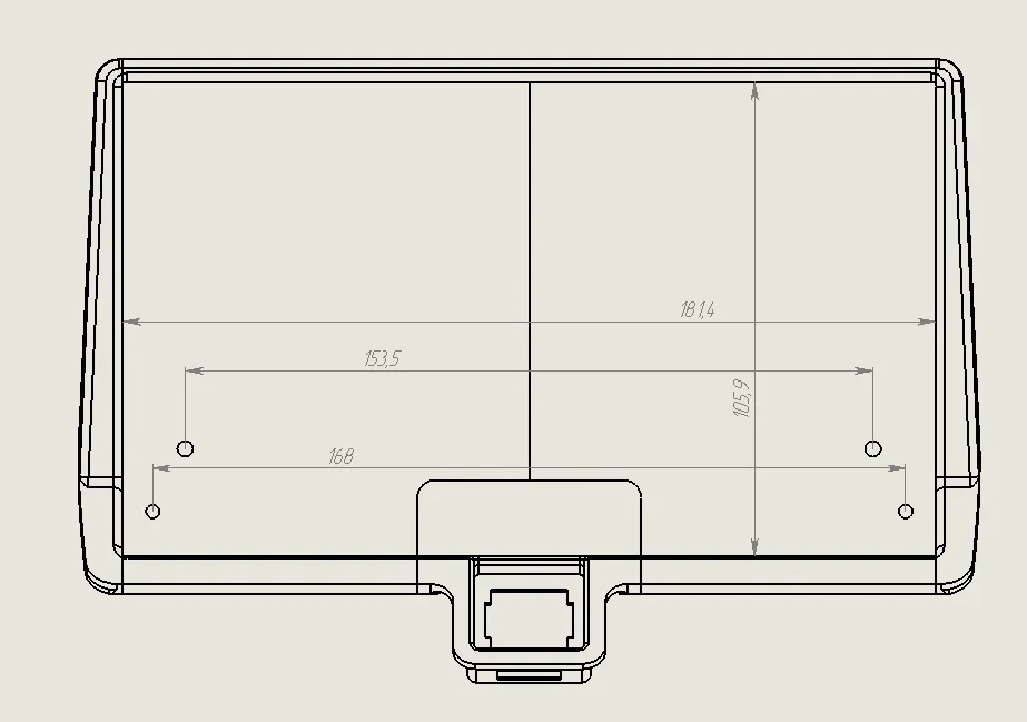 Панель для установки 2din магнитолы на VOLVO S40/V50/C30/C70