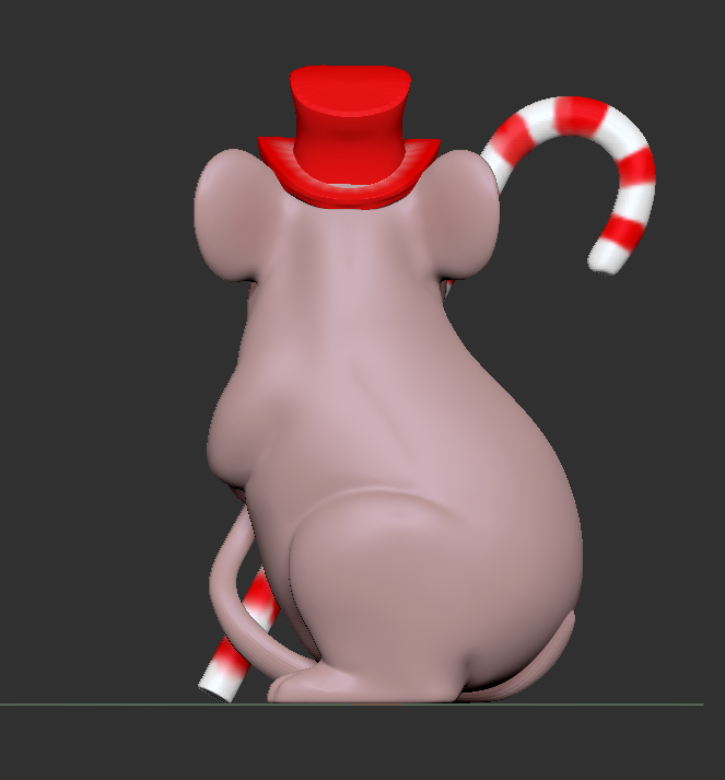 КРЫСА 2019 3Д МОДЕЛЬ ДЛЯ ПЕЧАТИ АНИМАЦИИ НА ПОДАРОК 2