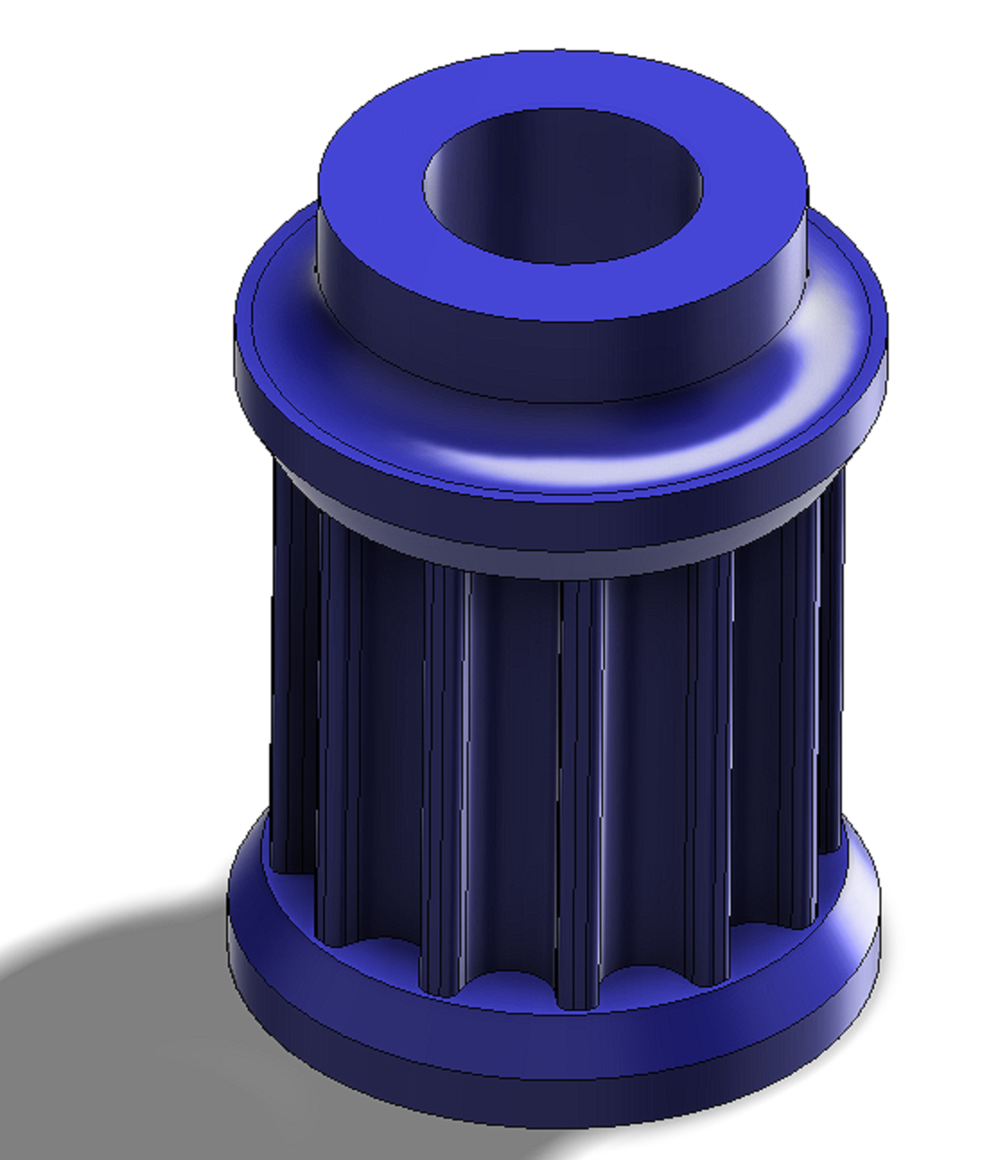 Шкив HDT5М 12z D8 15mm.