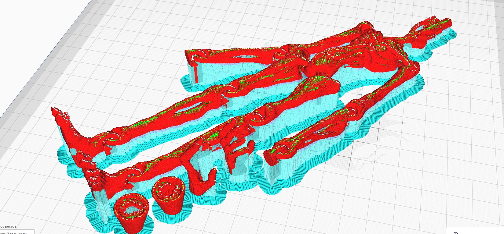 Сиреноголовый конечности двигаются