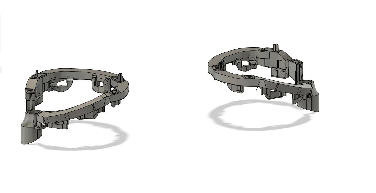 Кронштейн ПТФ Mercedes GLA-klasse X156 2013-2020 (fog light bracket)