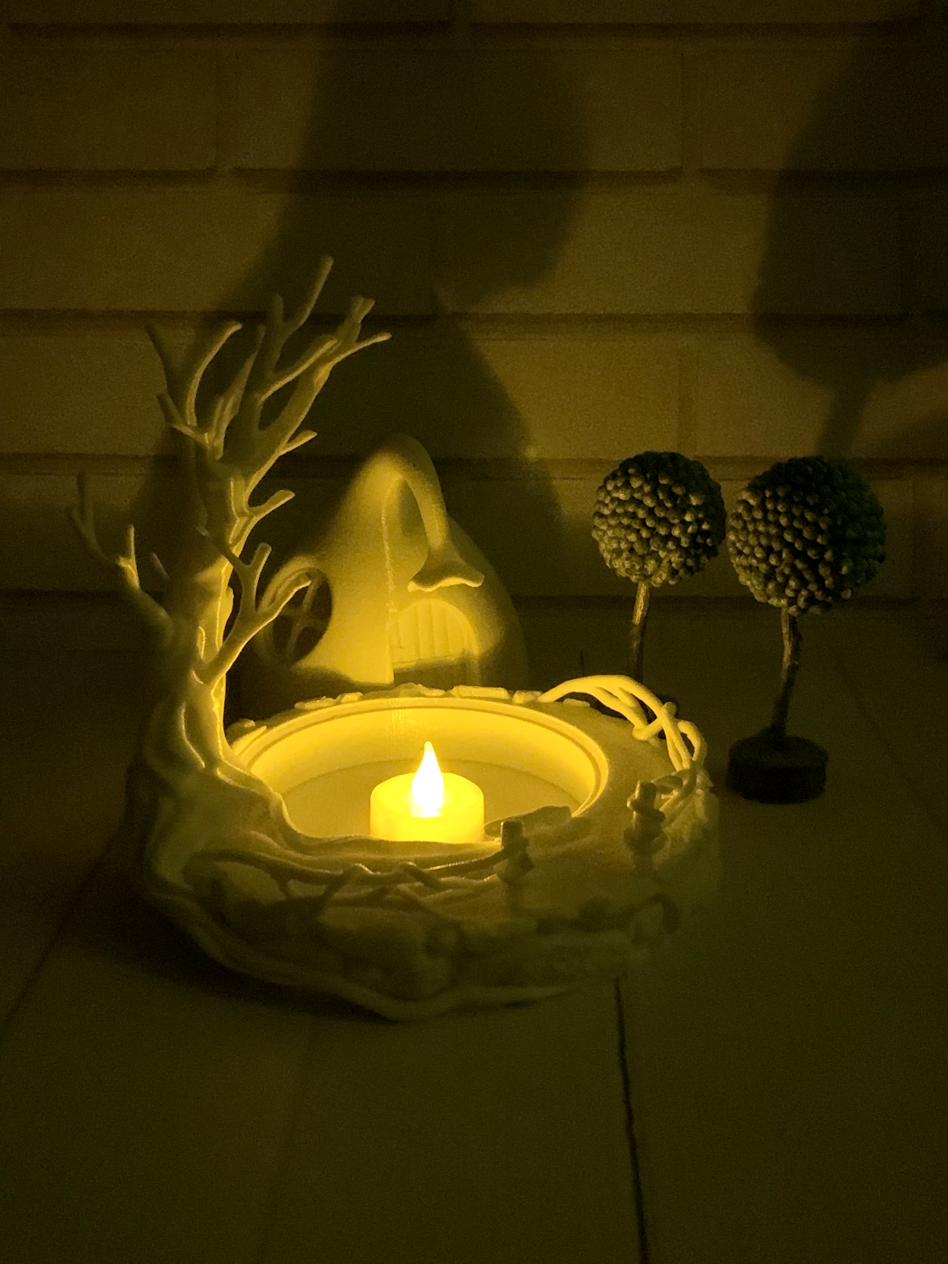 Домик - ночник -шкатулка "Для ожидания чудес"