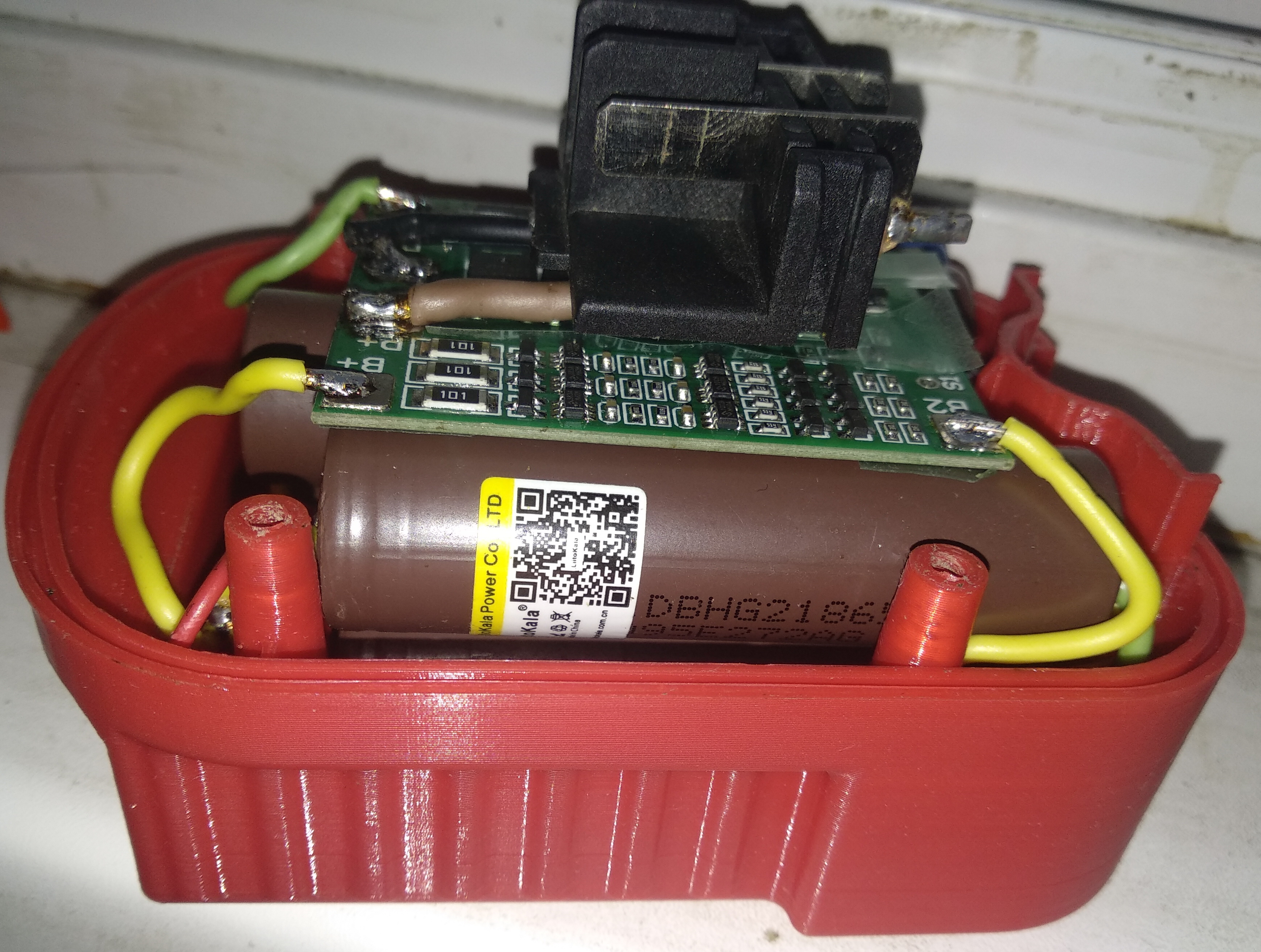 Корпус аккумуляторного отсека A12E H1 для B&D EPC12 H1 под сборку 18650 3S2P