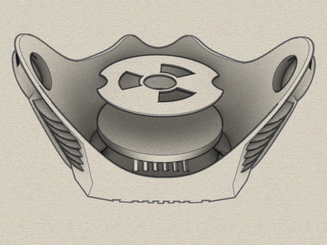 Маска для похода выкинуть мусор:)