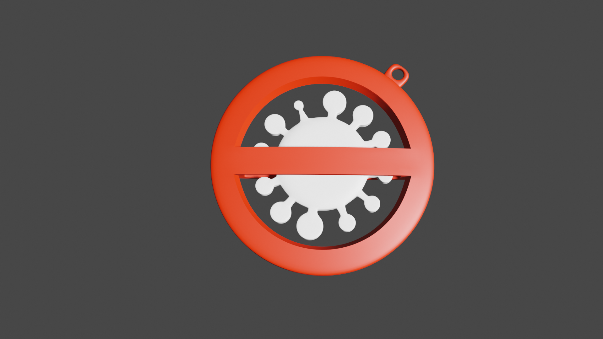 Брелок Covid-19.