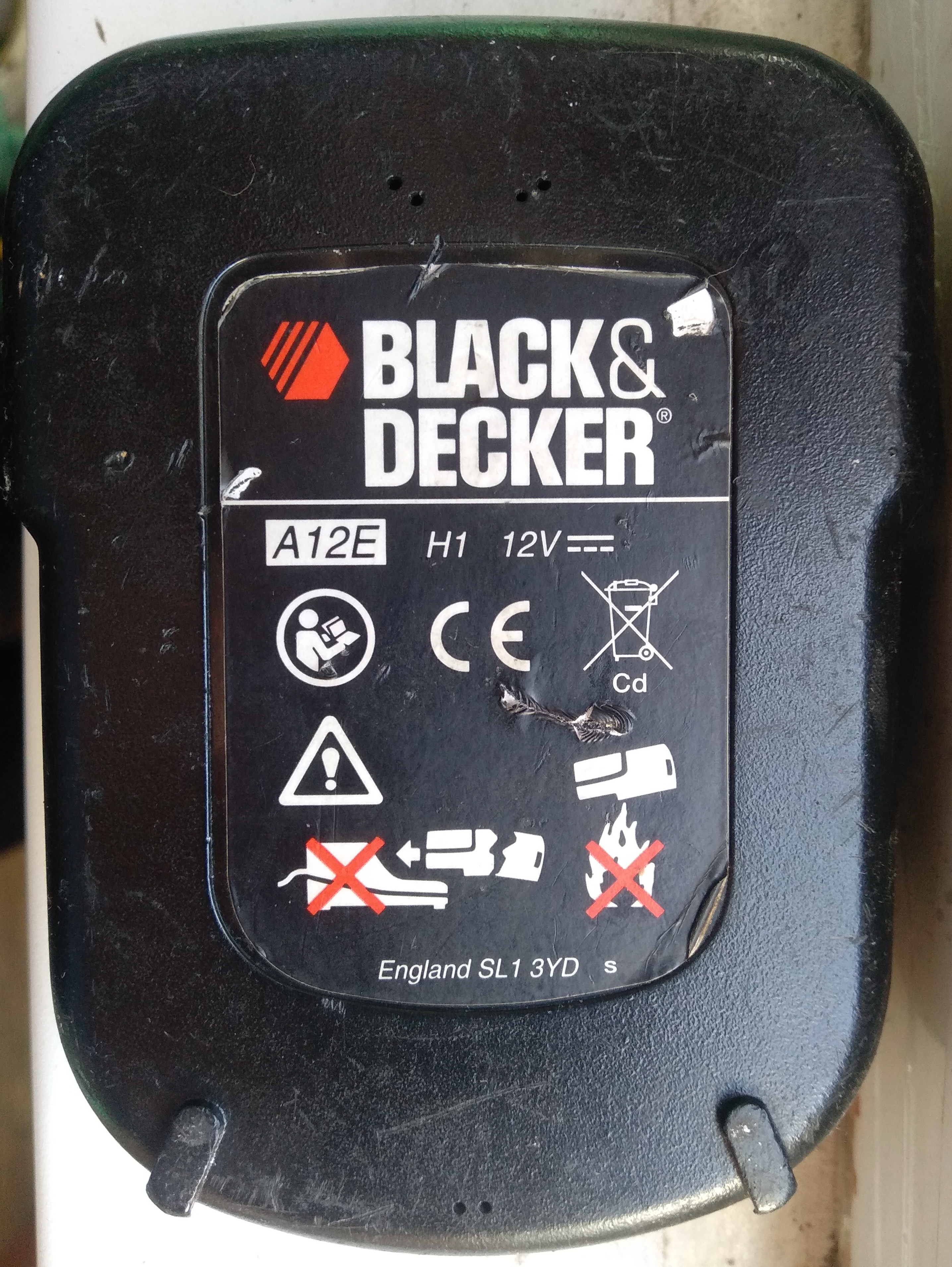 Корпус аккумуляторного отсека A12E H1 для B&D EPC12 H1 под сборку 18650 3S2P