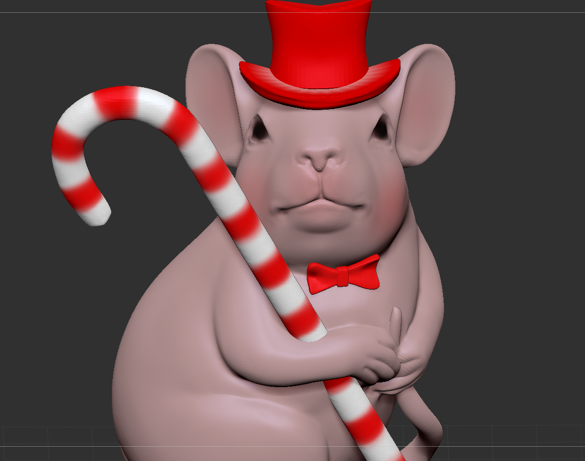 КРЫСА 2019 3Д МОДЕЛЬ ДЛЯ ПЕЧАТИ АНИМАЦИИ НА ПОДАРОК 2