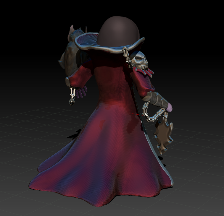 ВАМПИР ДЛЯ ПЕЧАТИ 3Д МОДЕЛЬ ИЛИ ДЛЯ ИГР АНИМАЦИИ