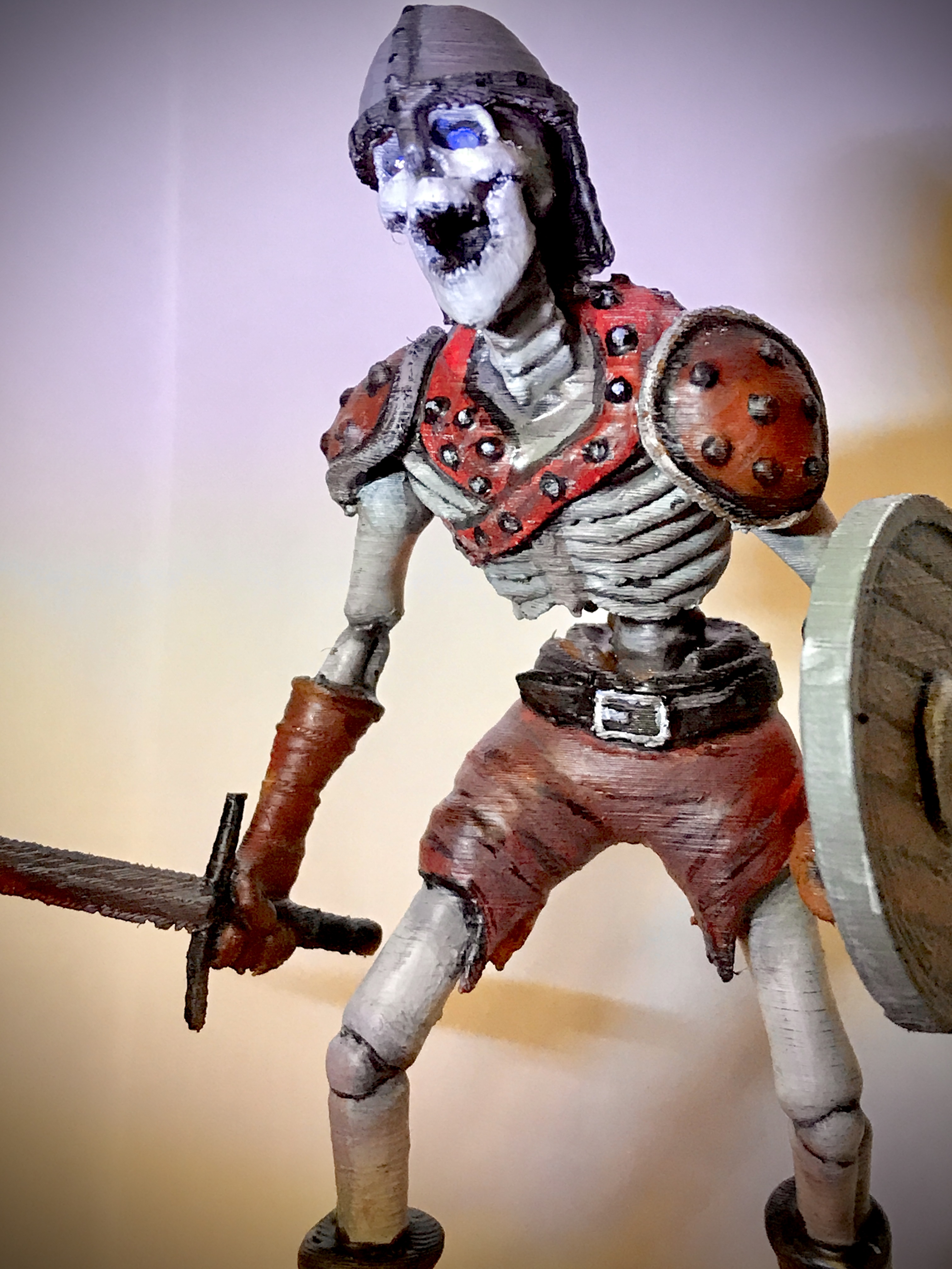 Скелет Воин с Мечем и Щитом