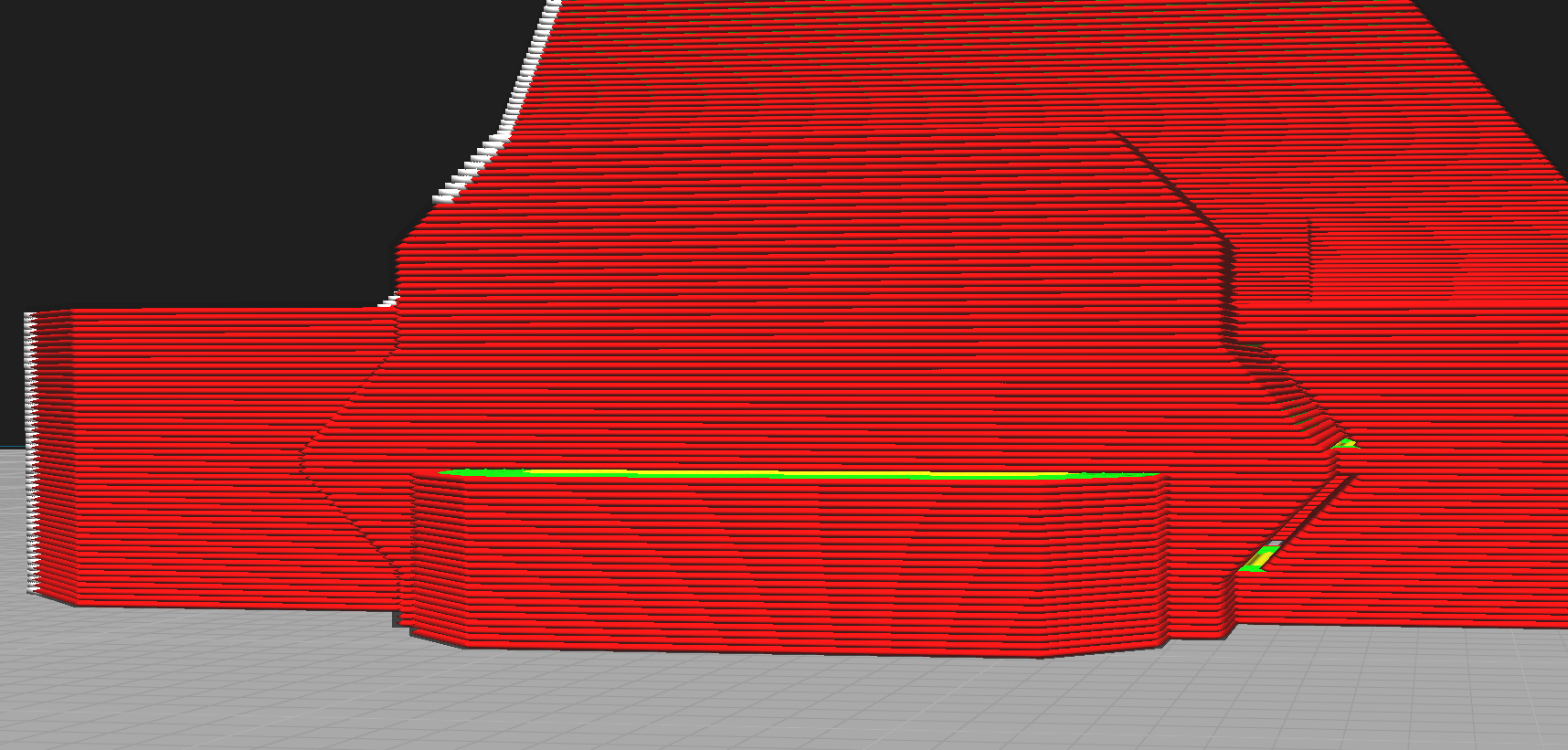 Слайсер Cura сливает объект в одно целое при нарезке