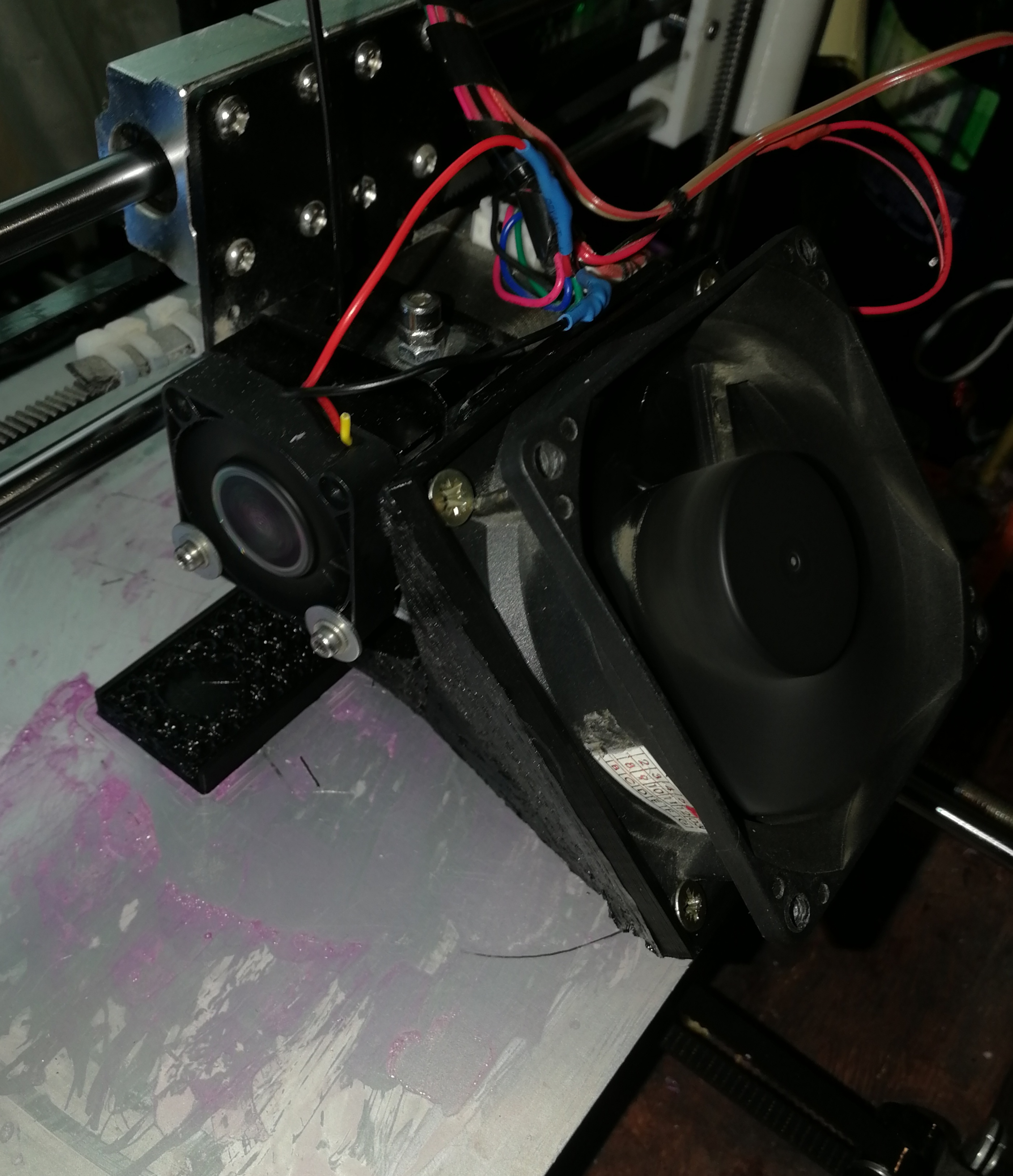 3d модель Тихий обдув детали на кулере 80мм для Anet A8 для 3d принтера ...