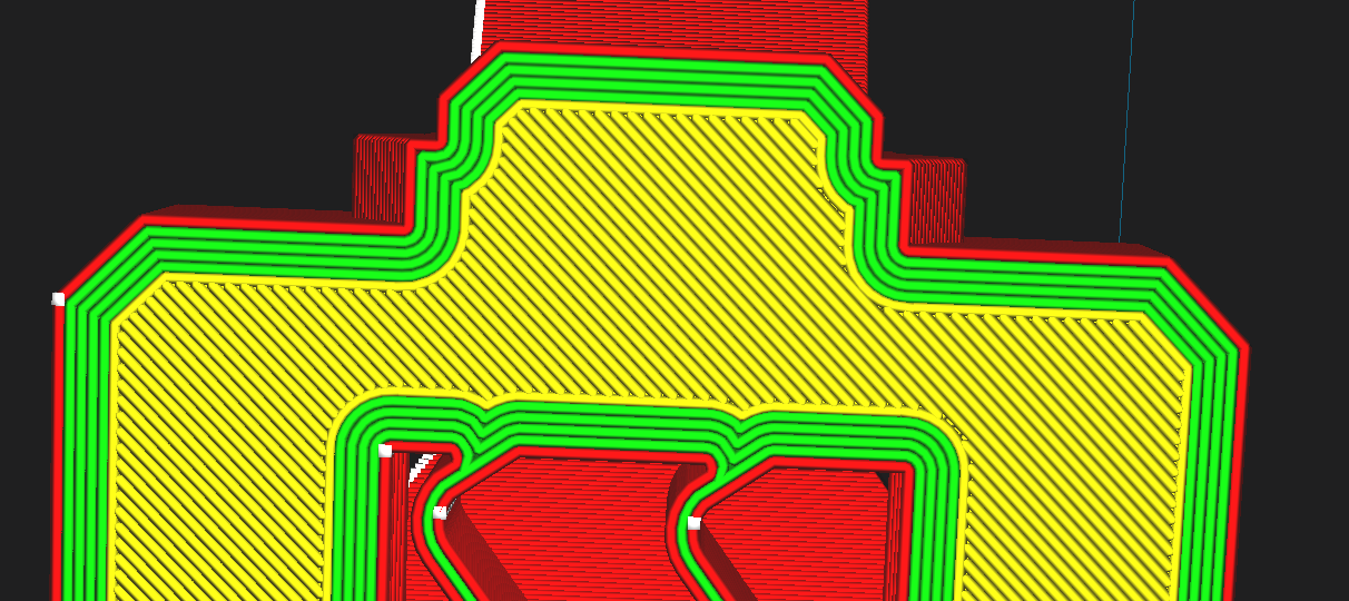 Слайсер Cura сливает объект в одно целое при нарезке