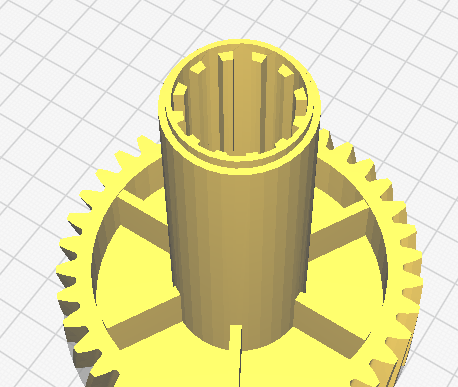 Шестерня мясорубки 3д модель