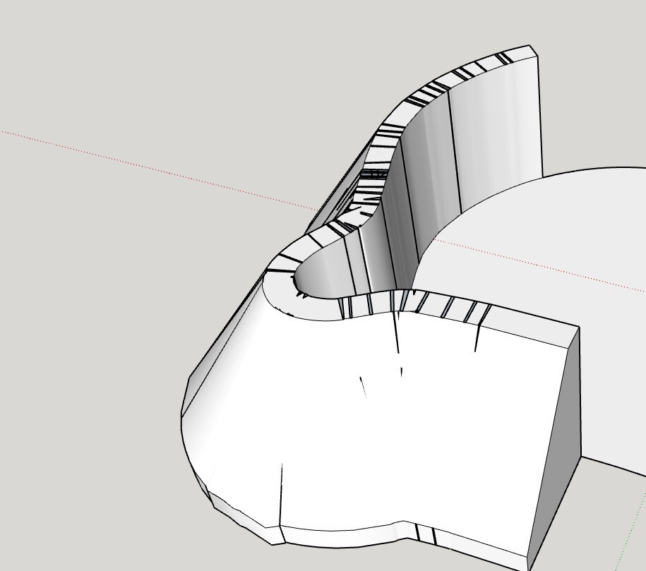 Как замкнуть контур в sketchup