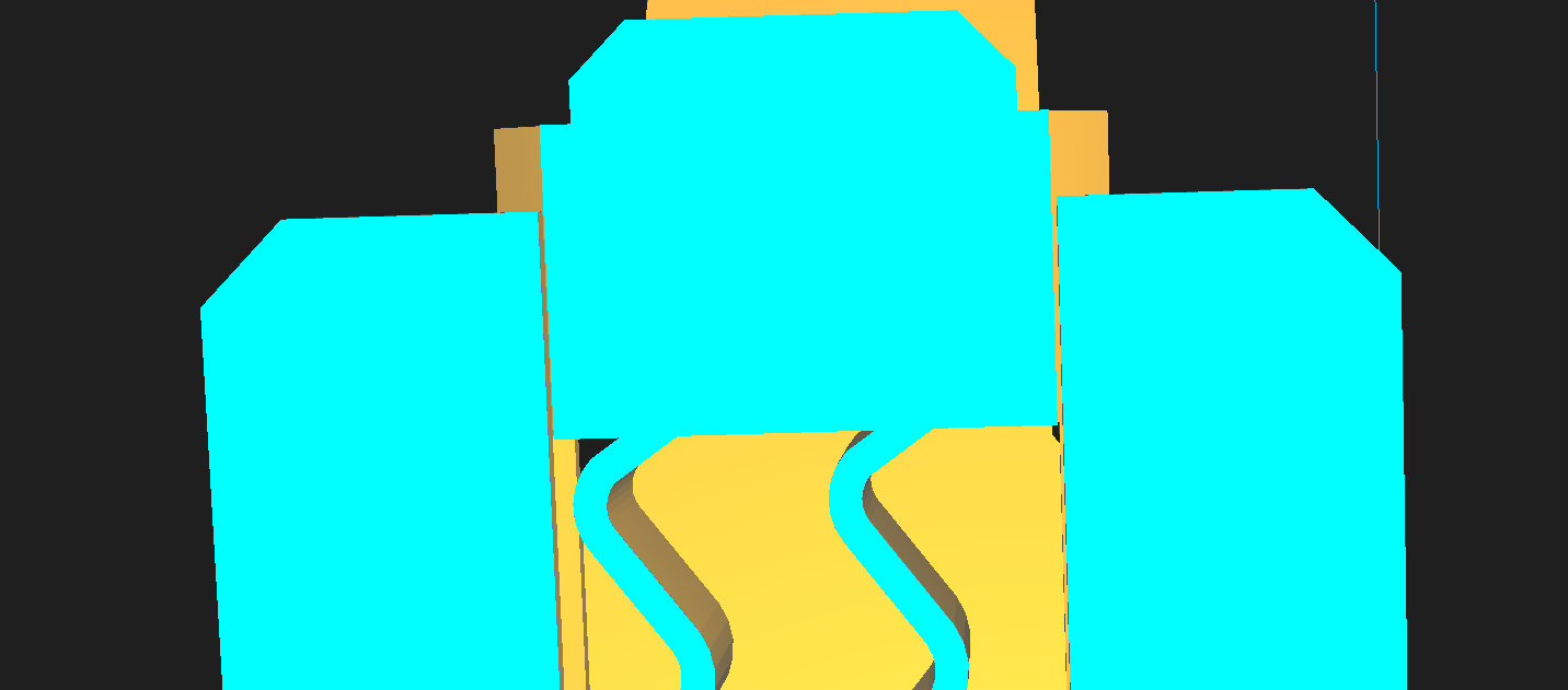 Слайсер Cura сливает объект в одно целое при нарезке