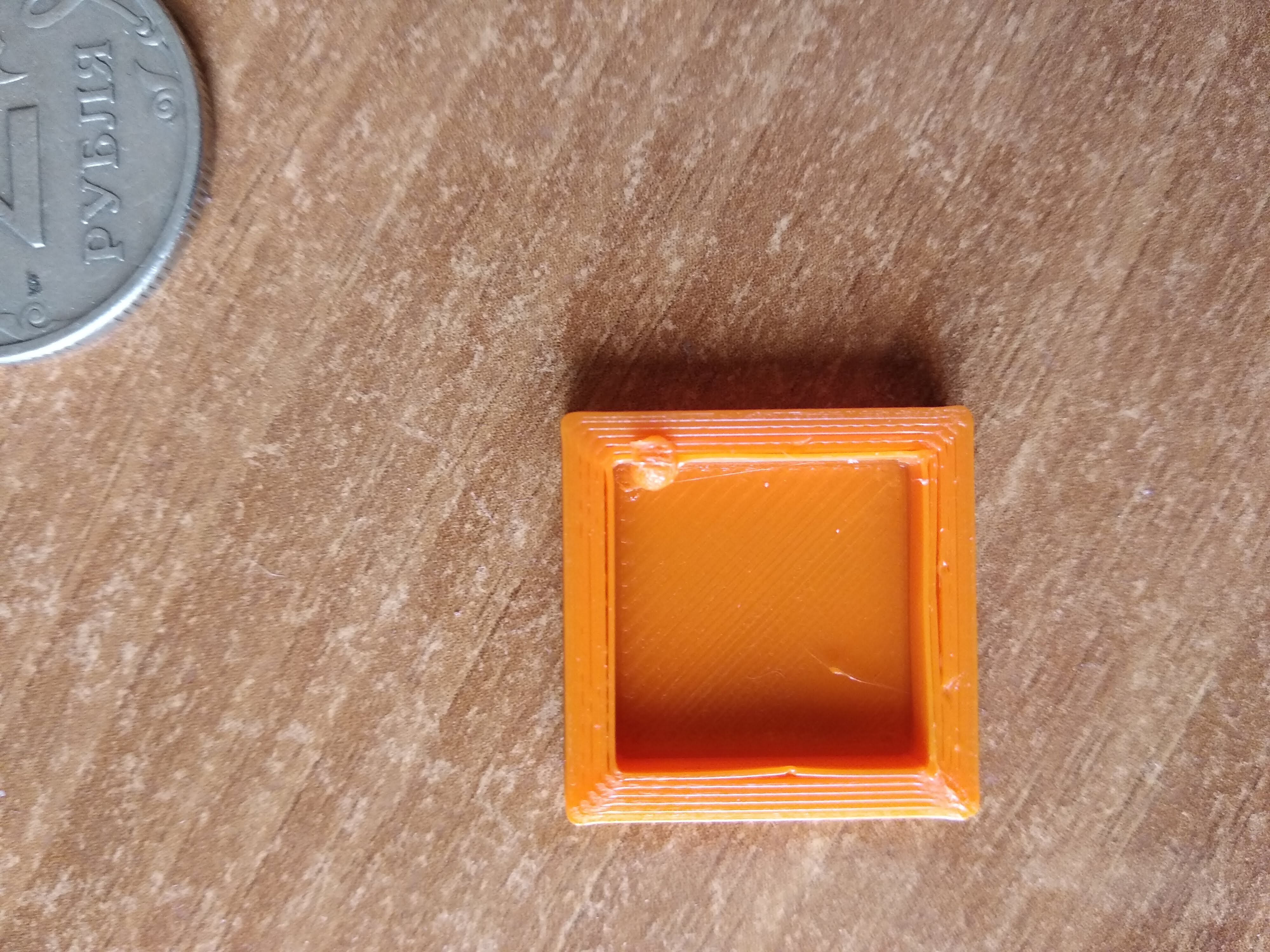 Недоэкструзия на внутренней стенке